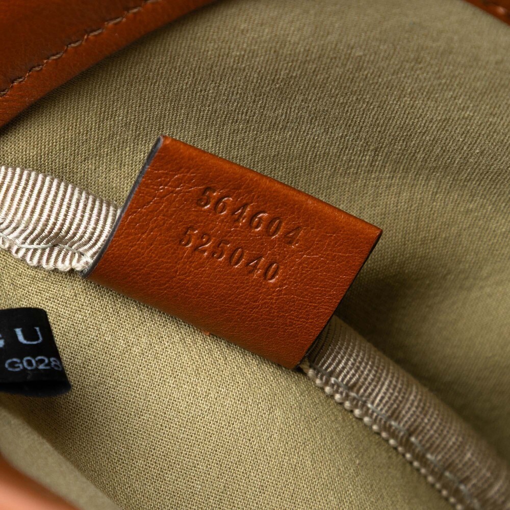 Pre-Loved Gucci Canvas Web Satchel - Picture 6 of 8